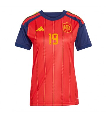 Spanien Lamine Yamal #19 Hjemmebanetrøje Dame VM 2026 Kortærmet